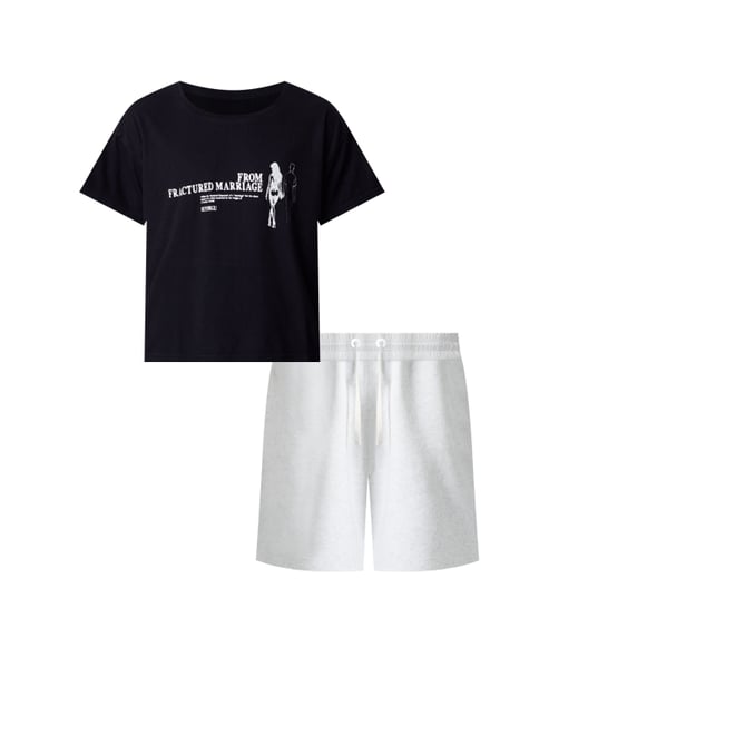 Ultra Baggy Sweatshorts - Heather Grey | mnml | shop now