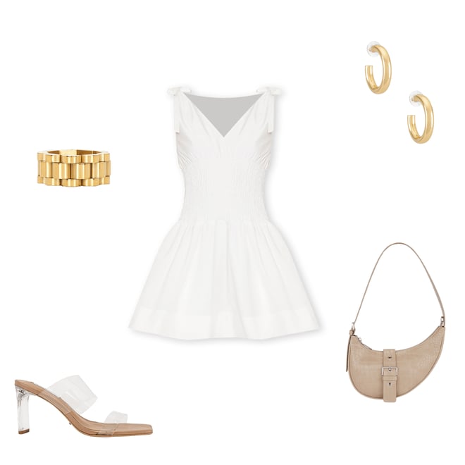 1st bundle featuring 4 items which compliment Crescent Buckle Bag