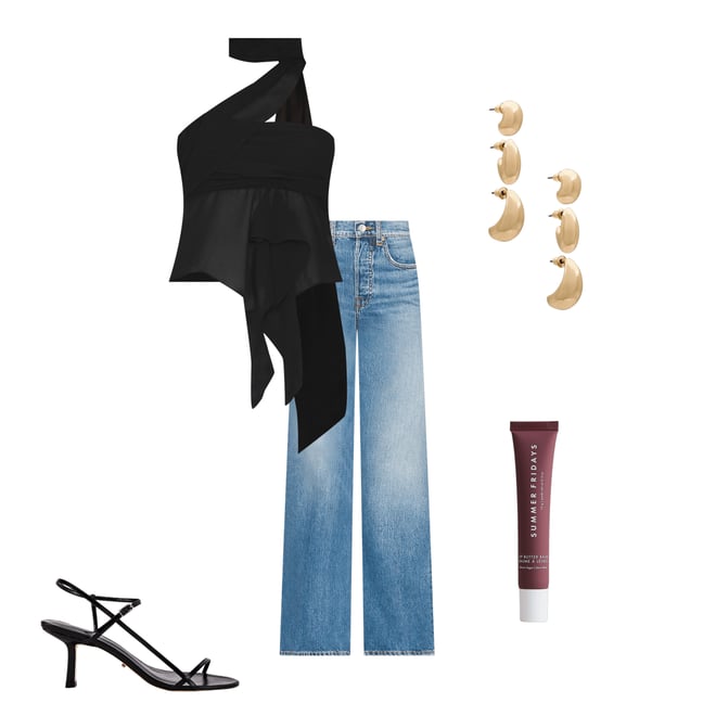 3rd bundle featuring 4 items which compliment Chiffon Wrap Around Top