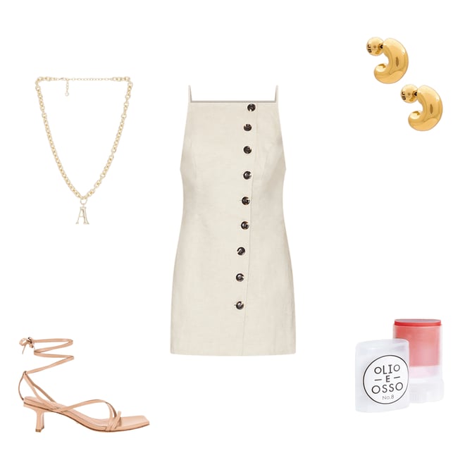 2nd bundle featuring 4 items which compliment Allegra Linen Mini Dress