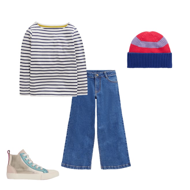 2nd bundle featuring 3 items which compliment Ella Breton-Ivory/College Navy