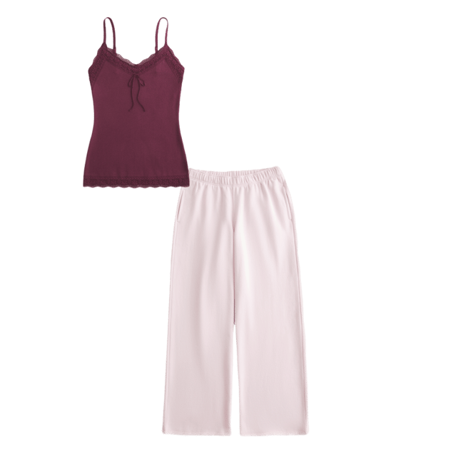 Wide-Leg Sweatpants