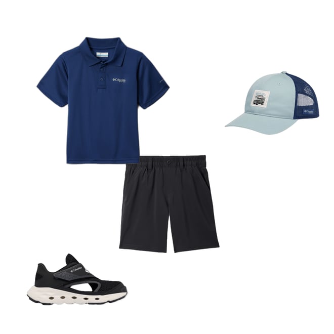 Kids' PFG™ Patch Snap Back Ball Cap