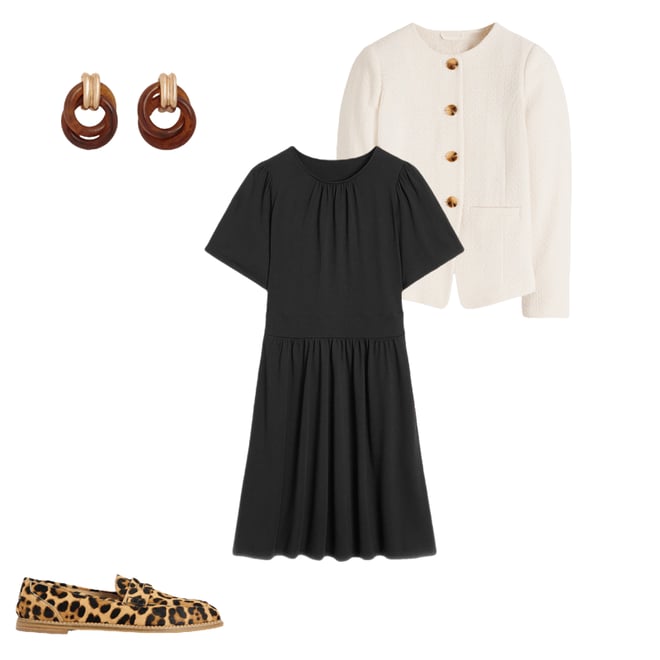 4th bundle featuring 3 items which compliment Louisa Short Jersey Dress-Black