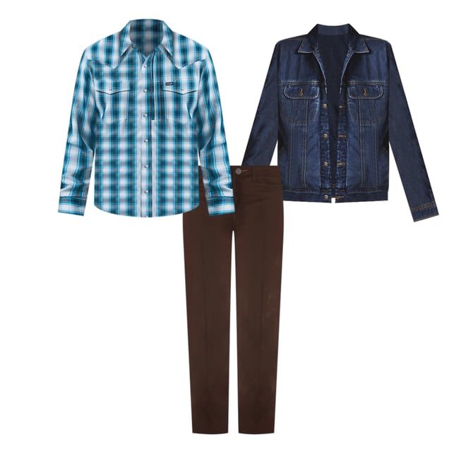 Wrancher® Dress Jean in Brown