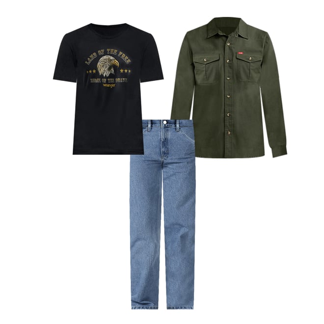 Men's Relaxed Fit Stretch Shirt