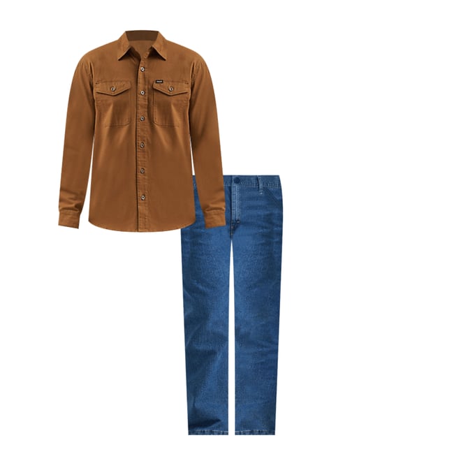 Wrangler® Men's Five Star Premium Carpenter Jean in Mid Indigo