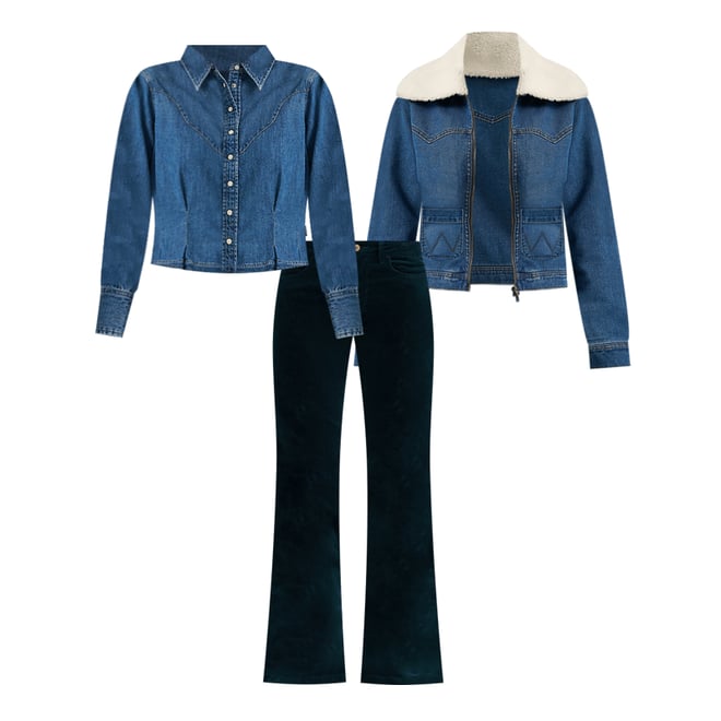 Women's Wrangler® Corduroy High Rise Fierce Flare Jean in Jewel
