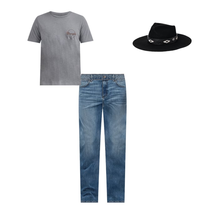 Men's Wrangler Retro® Relaxed Fit Bootcut Jean in Harris