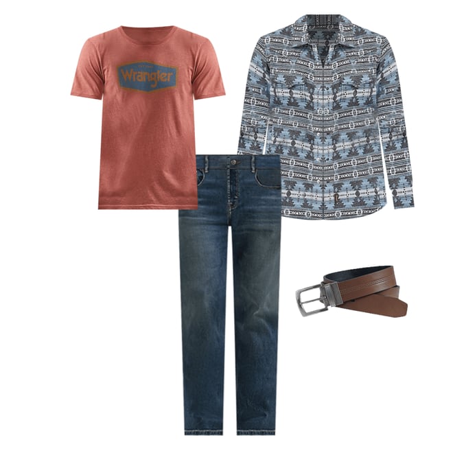 Men's Badge Logo Graphic T-Shirt in Cooper