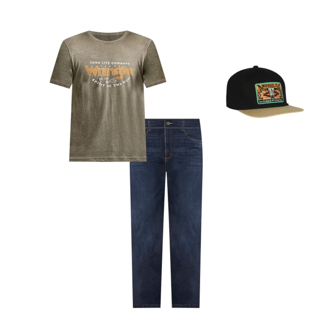 Men's Spirit of the West T-Shirt in Dusty Olive