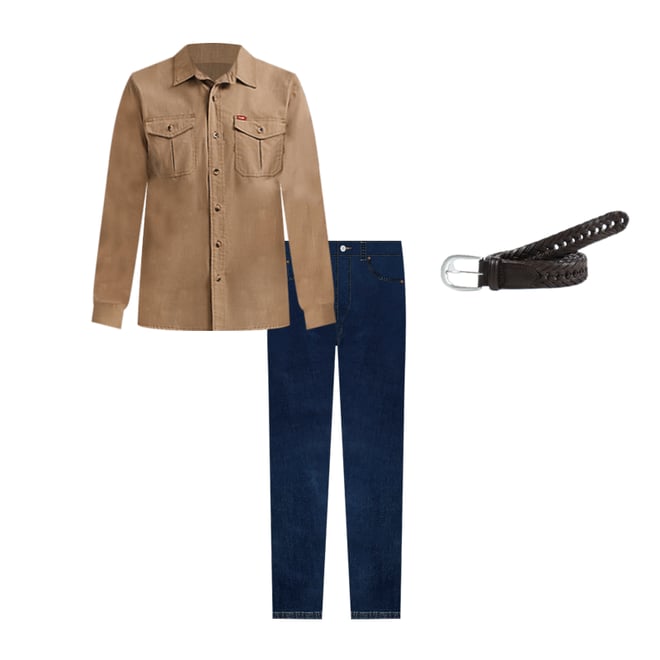 Men's Relaxed Fit Stretch Shirt