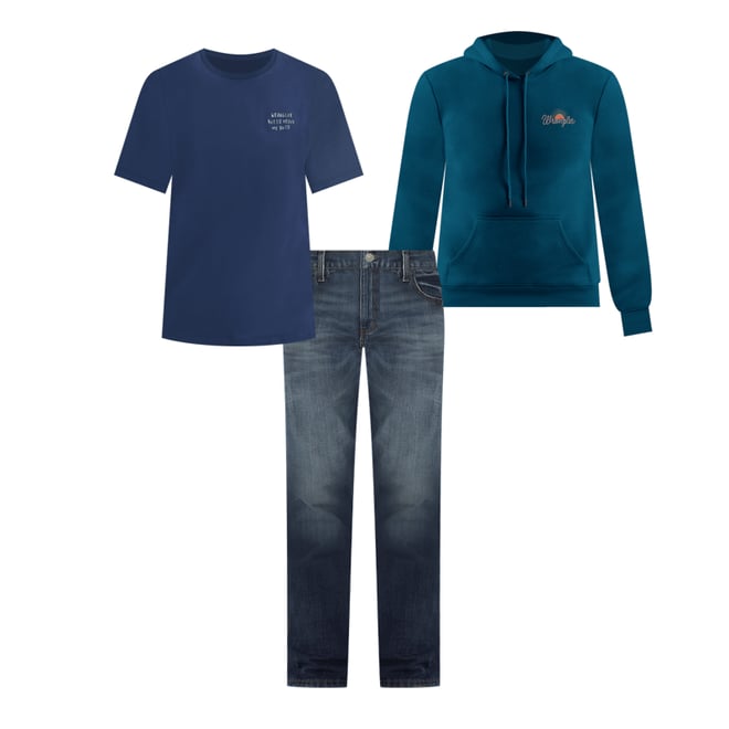 Men's Wrangler Retro® Relaxed Fit Bootcut Jean in Falls City