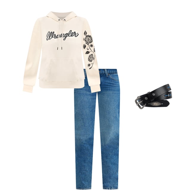 Women's Low Rise Cowboy Jean in Lasso Lagoon