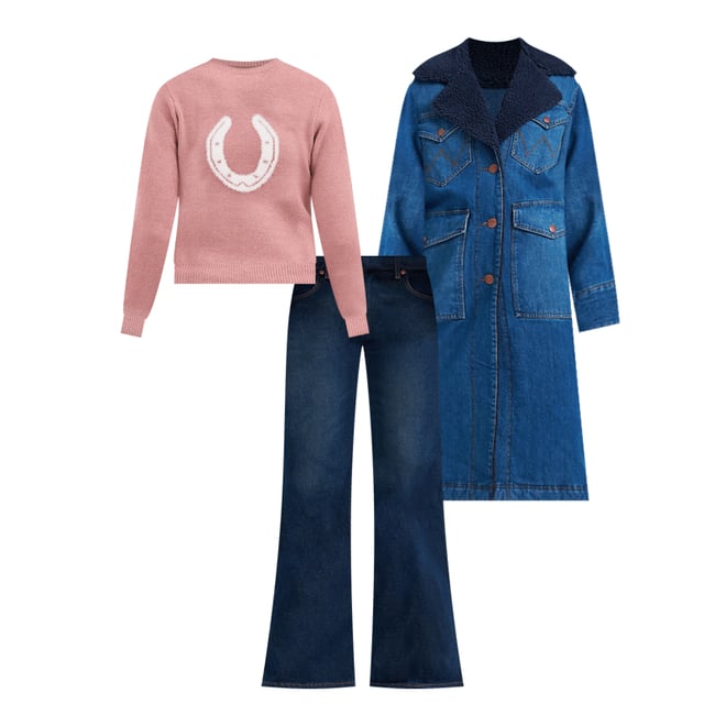 Women's 70's Flare Jean in Whirlpool