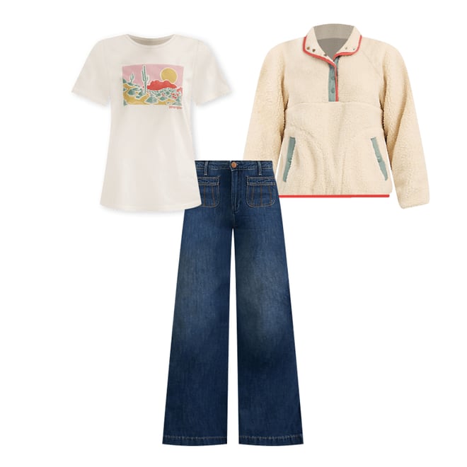 Women's Patch Pocket Trouser Jean in Homestead Haze