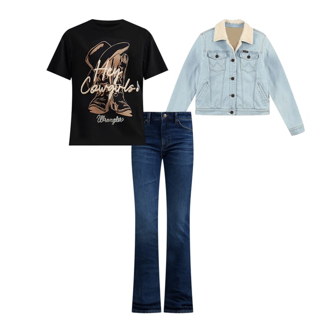 Women's Wrangler Retro® Bailey High Rise Bootcut Jean in Isla