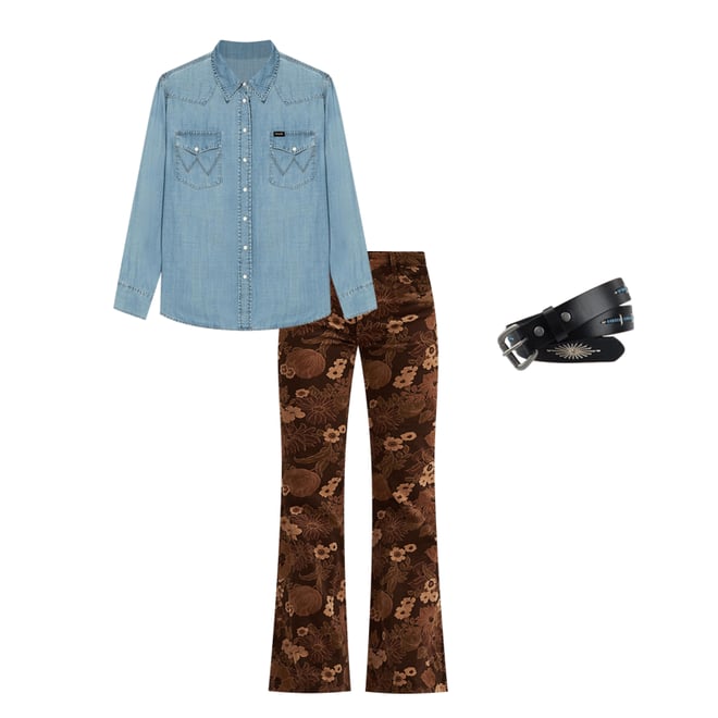 Women's Boyfriend Denim Shirt in Glacier Blue
