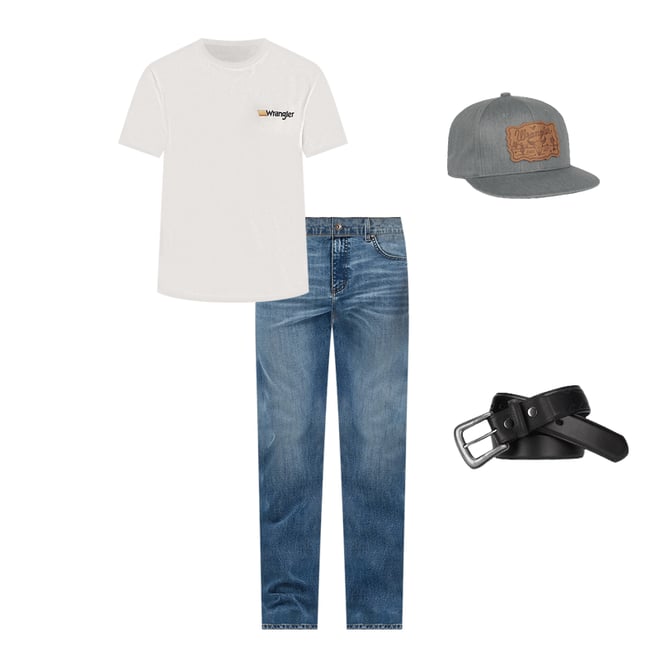 Men's Wrangler Retro® Relaxed Fit Bootcut Jean in Harris