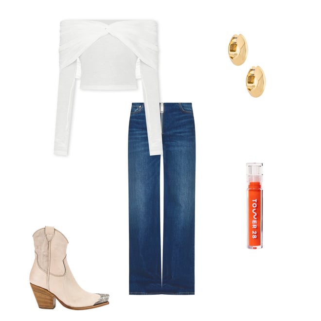 GRLFRND Lina Zip Front Straight in Pico Blvd | REVOLVE