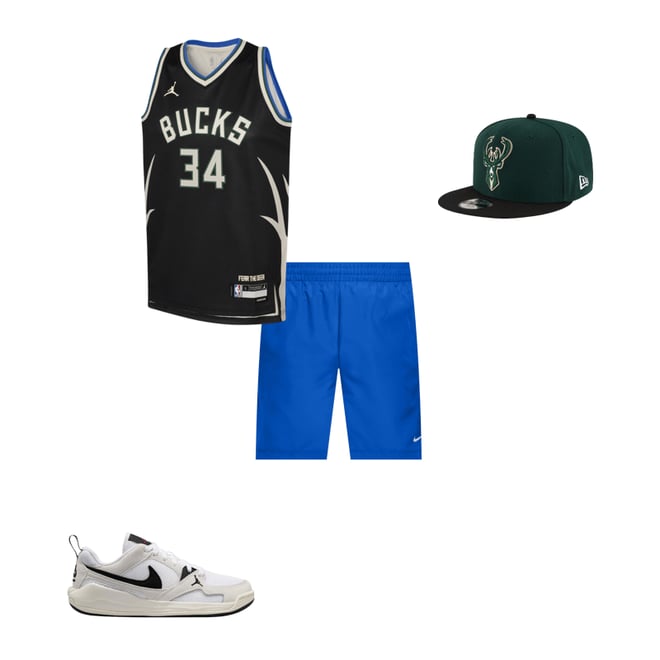Jordan Youth Milwaukee Bucks Giannis Antetokounmpo #34 Black