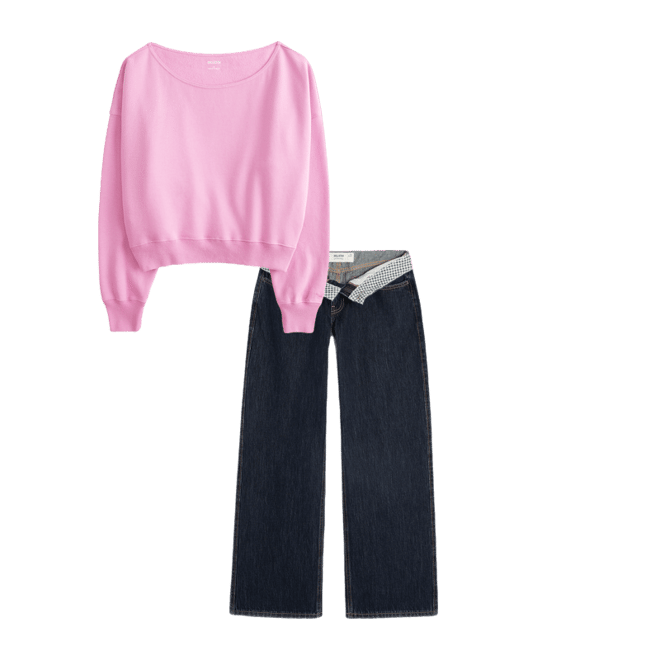 Easy Off-the-Shoulder Sweatshirt