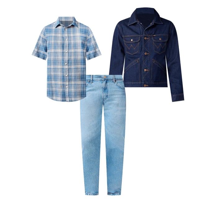 Indigood Icons 124MJ Western Jacket in Rinse