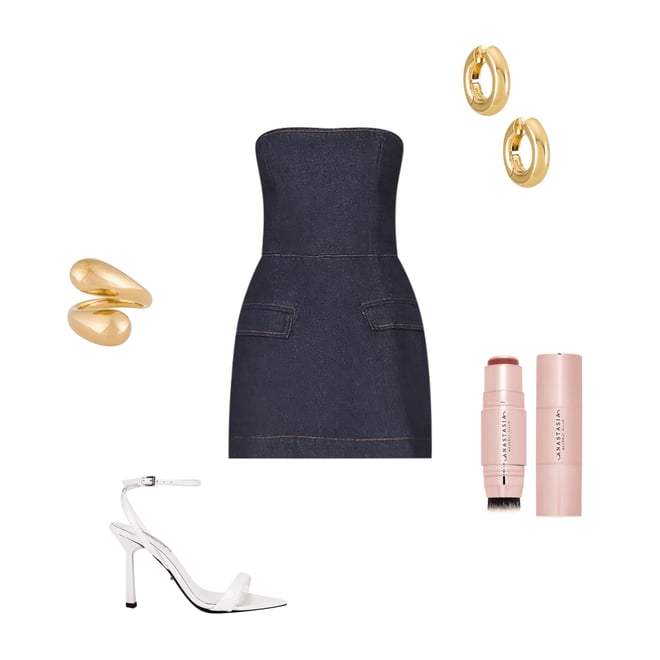 1st bundle featuring 4 items which compliment x REVOLVE Strapless Bethany Romper