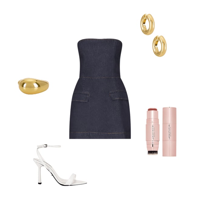 1st bundle featuring 4 items which compliment x REVOLVE Strapless Bethany Romper