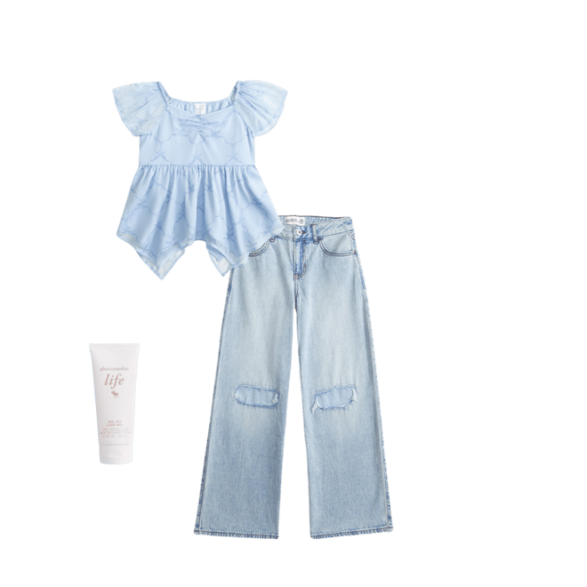 chiffon babydoll top