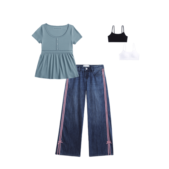 short-sleeve babydoll top