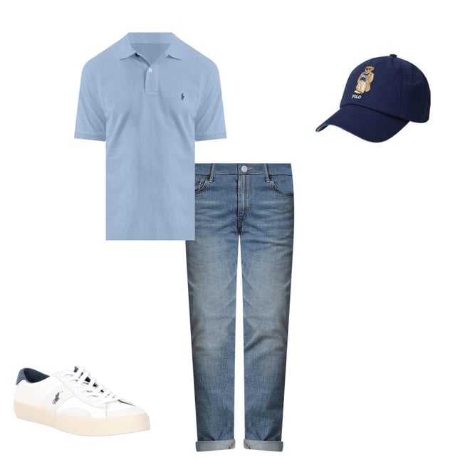 Polo by Ralph Lauren Gジャン DR. JEAN Polo Ralph Lauren Men's Big & Tall Light Wash Stretch Five