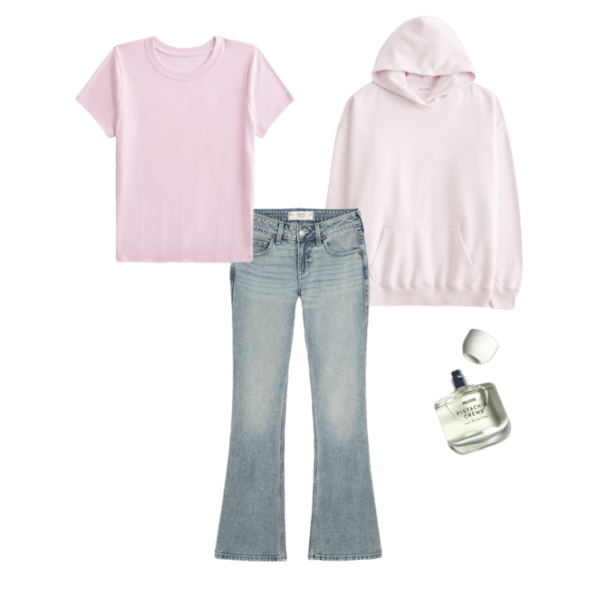 Low-Rise Light Wash Bootcut Jeans