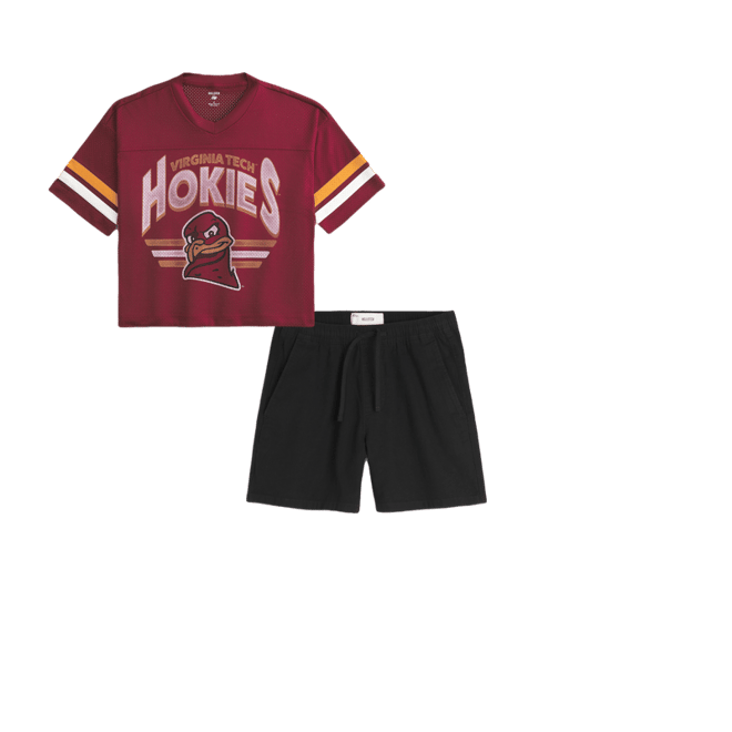 Virginia Tech Hokies Graphic Football Jersey