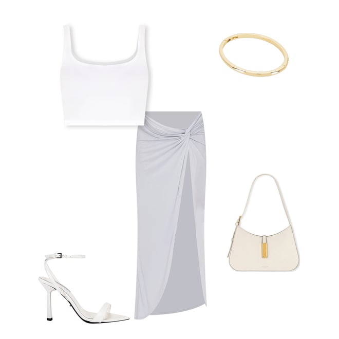 2nd bundle featuring 4 items which compliment Scoop Neck Crop Top