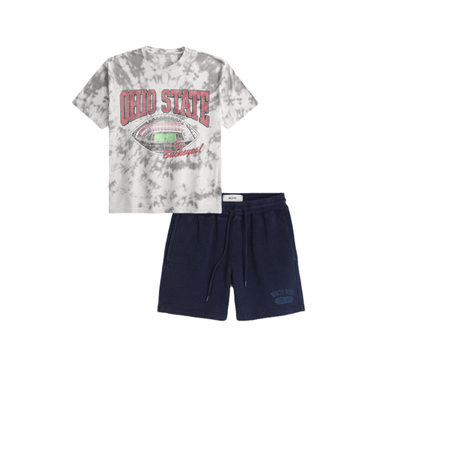 Boxy Ohio State University Graphic Tee