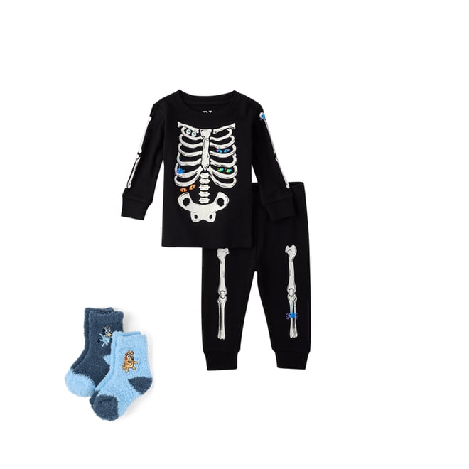 MNSWR Denim Shorts Boys Family Feeling Kids Toddler Girls Boys Skeleton