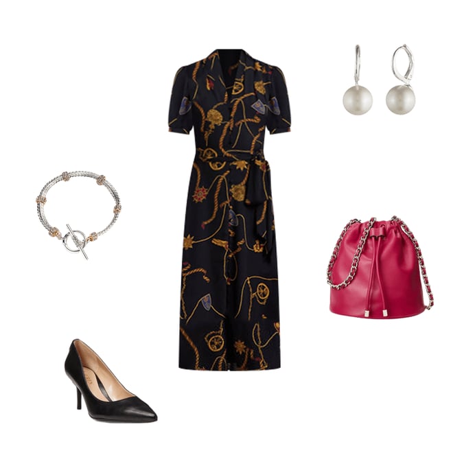 オールインワン・サロペット Lauren Ralph Lauren Hakan Short Sleeve Day Dress Dress HAKAN LAUREN RALPH LAUREN | color Navy blue | Gomez.pl/en