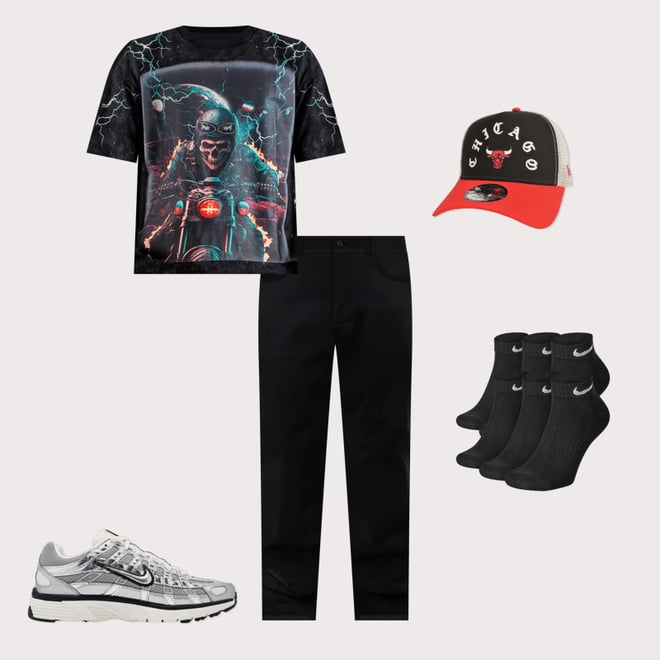 BKYS Skull Rider Cropped Tee