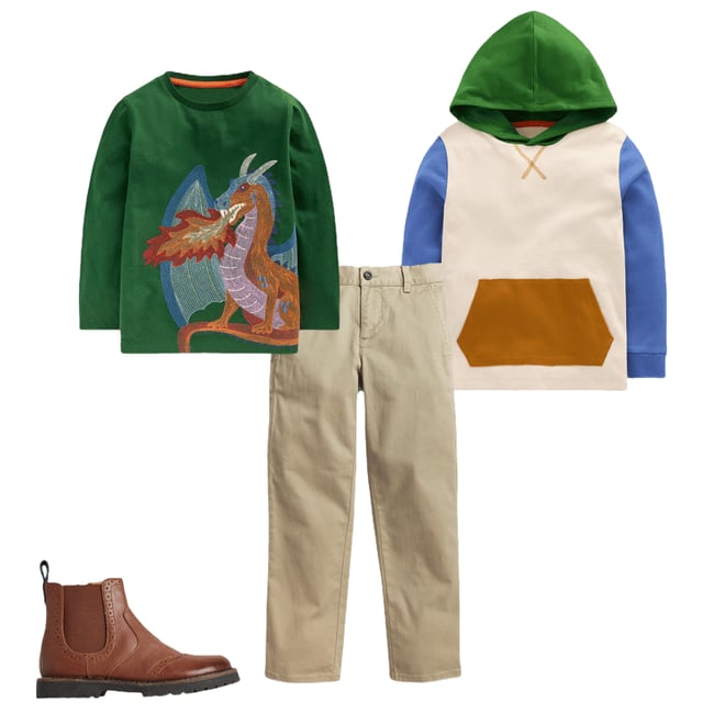 6th bundle featuring 3 items which compliment Classic Chinos-Classic Tan
