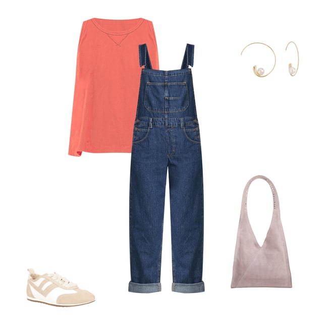 【L'Appartement】 Denim over all 36 Rare Color ☆ L'Appartement Denim Overalls ☆ New