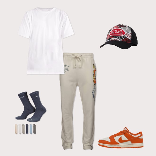 Nike Dunk Low Retro "Pale Ivory/Safety Orange"