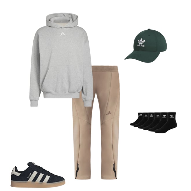 パーカー・フーディ adidas Anthony Edwards Seasonal Graphic Hoodie JY3974 adidas Anthony Edwards Seasonal Graphic Hoodie 'Grey' JY3974