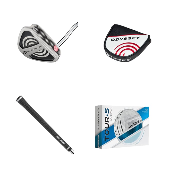Odyssey Microhinge V-Line 2-Ball Putter | Dick's Sporting Goods