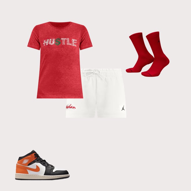 Jordan Air Jordan 1 Mid Grade-School