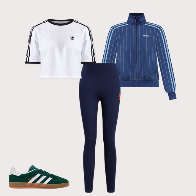 レア!!!★ADIDAS★ originals 3S LOOSE CROP Tee white JC8150 adidas Adicolor 3-Stripes Loose Crop Tee - White | Free