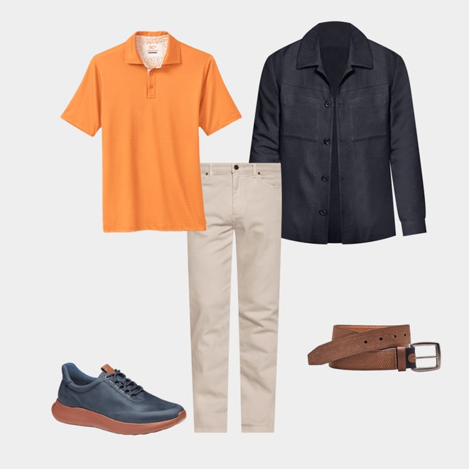 1st bundle featuring 4 items which compliment Knit Shirt Jacket