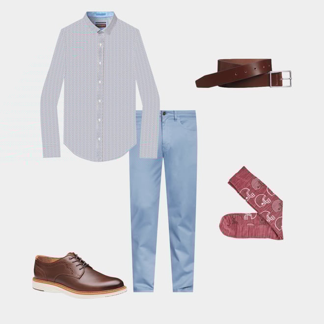 1st bundle featuring 4 items which compliment Five-Pocket Pants