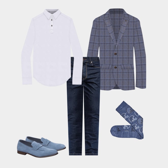 1st bundle featuring 4 items which compliment Denim Jeans
