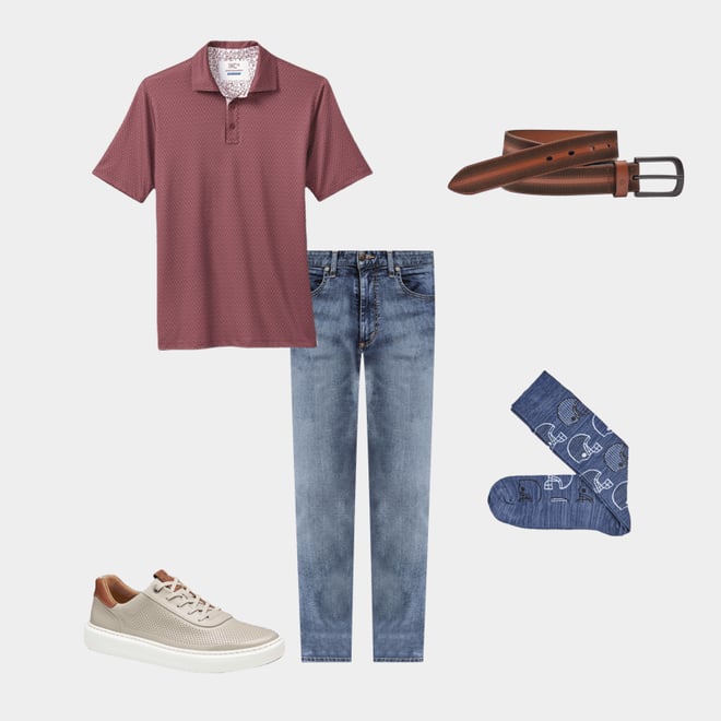 6th bundle featuring 4 items which compliment Denim Jeans